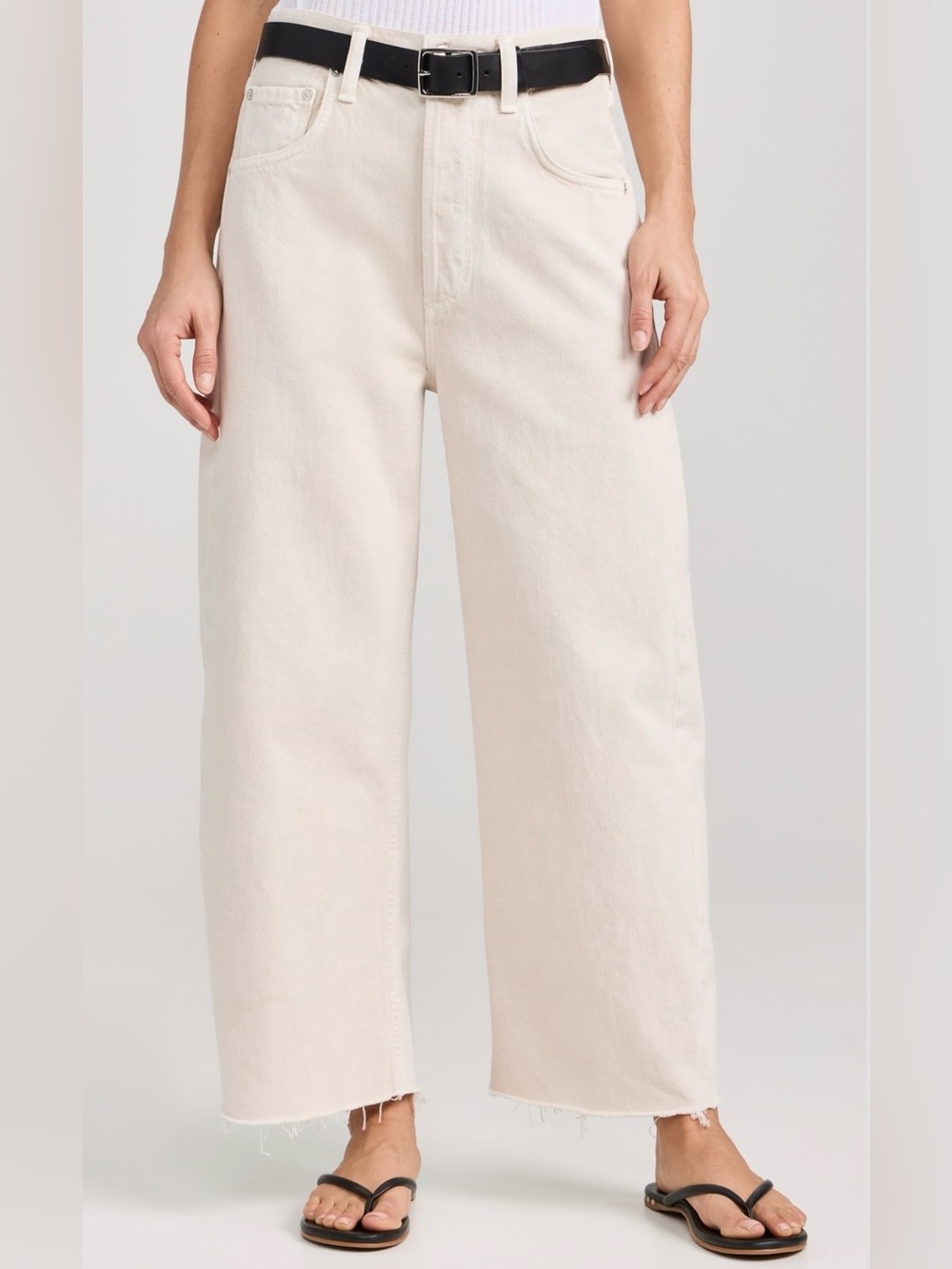 Citizens of Humanity Premium Vintage Almondette Wide Leg Jeans 24 FLAW EUC #2598